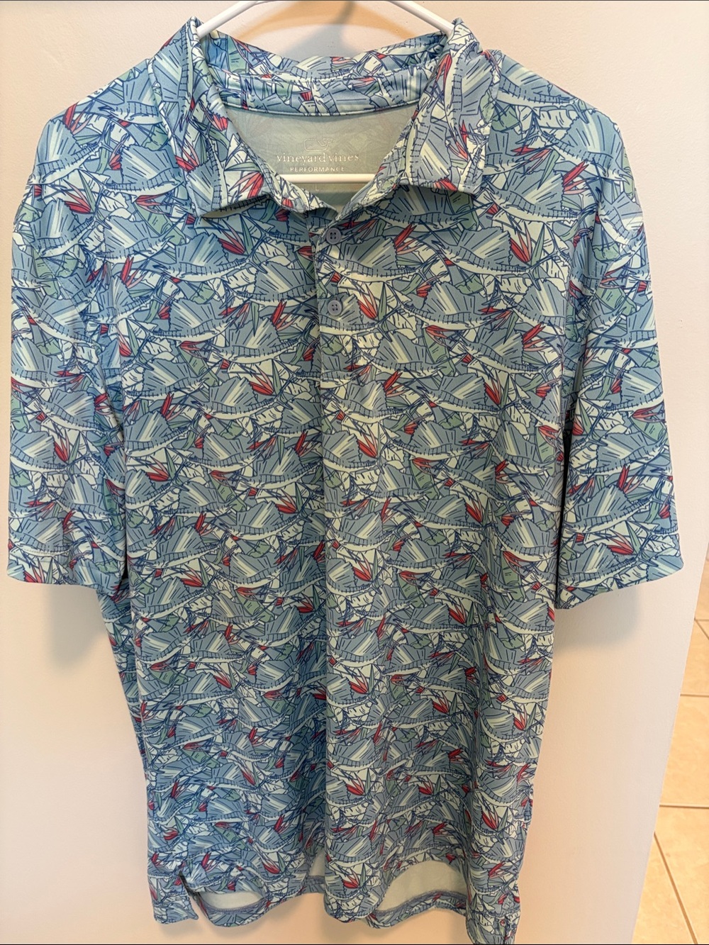 Vineyard Vines Blue Marlin Polo
